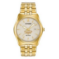 Citizen from Pedre Men's Gold-tone Bracelet Watch with Cream Dial
